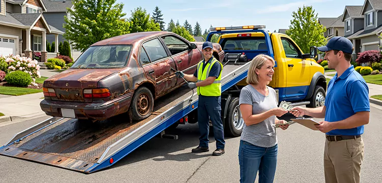Water-Damaged Scrap Car Removal in Minneapolis